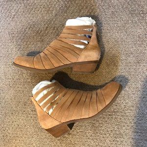 Carlos suede strappy ankle boot